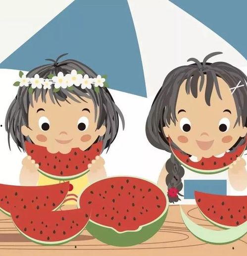 情侣头像吃瓜卡通,卡通吃瓜头像背后的浪漫故事