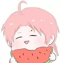 情侣头像吃瓜卡通,卡通吃瓜头像背后的浪漫故事