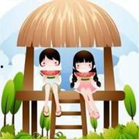 吃瓜头像 情侣头像